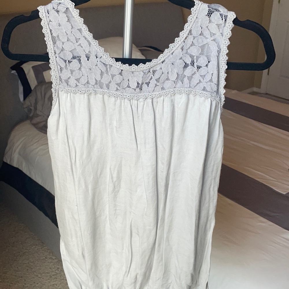 Lace tank